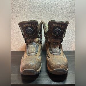 Rocky 9340 ProHunter Revolver Boots Size 8.5 W boa Lace System Goretex